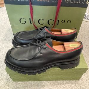 Gucci Men’s Sz 13 Leather Upper and Runner Sole Quebec Calf